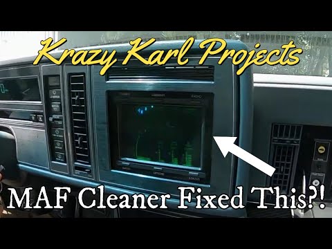 We fixed the 1989 Buick Reatta CRT screen with MAF cleaner