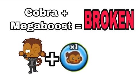 Cobra + Megaboost = Broken | BTD Battles