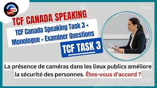 TCF Canada Speaking Task 3 | Monologue + Sample Answer (B2–C1)+ Examiner Questions #lfwj #tcfcanada
