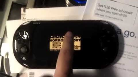 Minimalist Horror PlayStation Vita Build