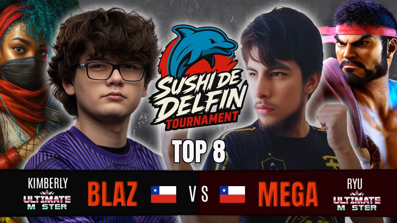 🔥 ▰ BLAZ (Kimberly) vs MEGA (Ryu) SUSHI DE DELFIN TOURNAMENT ▰ SF6 🔥