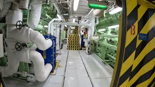 See Inside The Massive Engine Room Of A Cruise Ship!