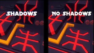 Dancing Line - The Basketball Shadows vs. No Shadows