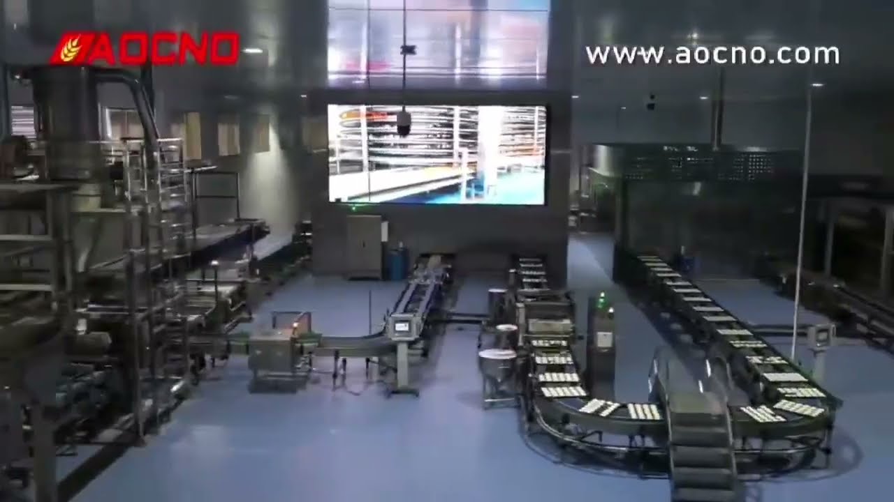 Complete hanburger bun production line