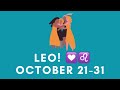 LEO! OCT. 21- 31 LOVE/ CAREER/SOUL PATH “YOU ARE THROBBING WITH LIFE!! 💥🌈🌳”