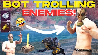 BOT TROLLED ENEMY 😂 ACTING LIKE A BOT & MONEY TUTORIAL | FUNNY COMPILATION / PUBG METRO ROYALE