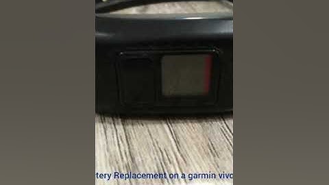 battery Replacement on a garmin vivofit 3
