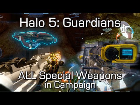 Halo 5 - 100% Special Weapons (Weapon Variants) Locations Guide in Campaign