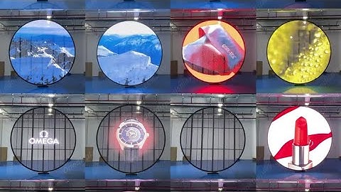 Trans-Round LED Video Display P3.9/7.8 , 5000 Nits