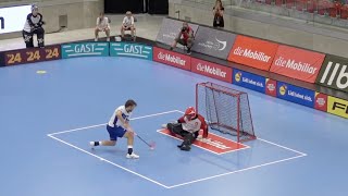 SUI vs FIN - Highlights and Penalty Shootout - EURO FLOORBALL TOUR 2024 screenshot 3