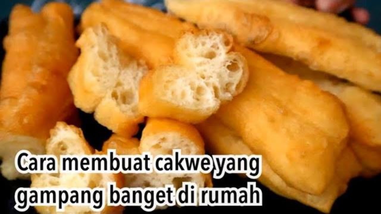 Cara Membuat Cakwe Yang Mudah Dirumah Youtube