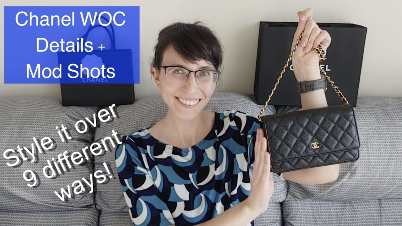 9 DIFFERENT WAYS TO WEAR THE CHANEL WALLET ON CHAIN + details, what fits,  and mod shots! 