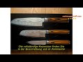 Produktbewertung Wolfblood 3er Santoku Damastmesser Set (30, 24 und 20cm) TÜV geprüfter 62 HRC Damas