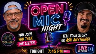 🎤 OPEN MIC NIGHT: YOU’RE ON STAGE! 😂 Ask Us Anything, Tell Us Anything, Let’s BS!