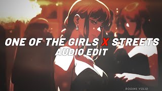 One Of The Girls X Streets X White Mustang - [edit audio] (full version)