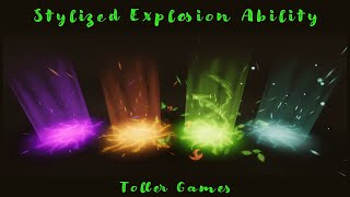 VFX Stylized Explosion Ability - Promo - Unity Asset Store