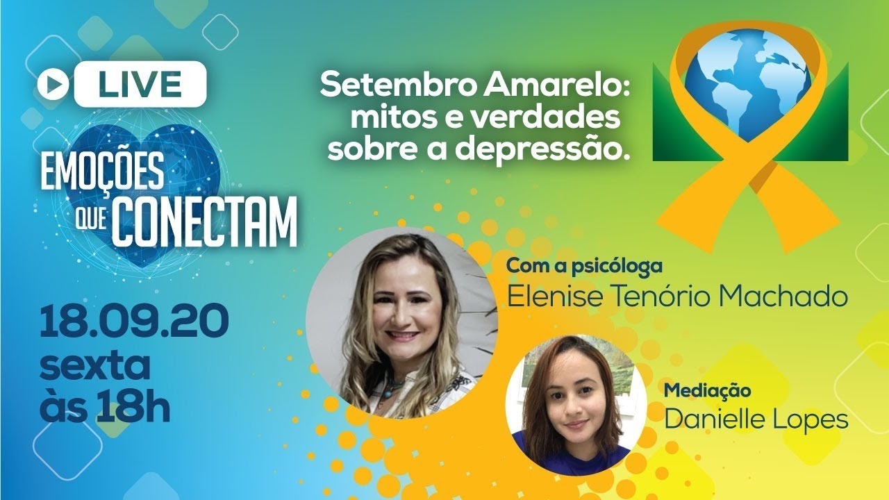 Setembro Amarelo mitos e verdades sobre a depressão. YouTube Setembro Amarelo mitos e verdades sobre a depressão. YouTube