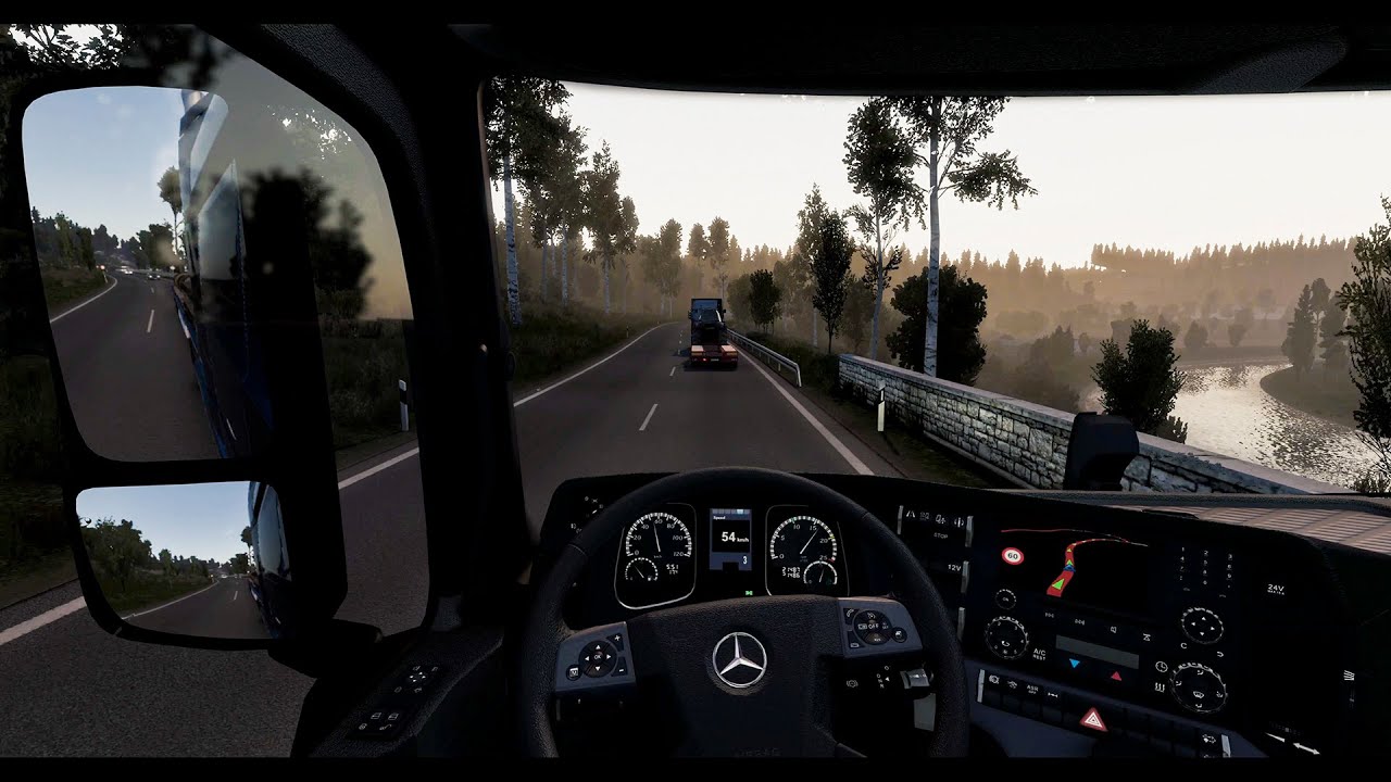 Euro Truck Simulator 2 - 4K 60fps - Ultra Graphics Gameplay - Part