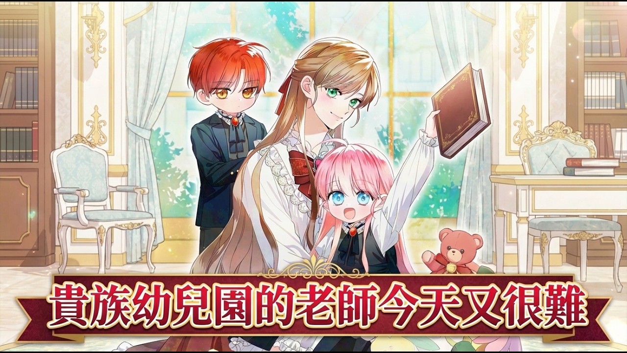 【韩漫解说更新】《贵族幼儿园的老师今天又很难》🔥重生成必死路人逃命成功，却误当幼儿园老师。未来英雄反派与王族齐聚，她在哄娃中对抗命运。#重生 #穿越 #育儿 #奇幻 #反套路