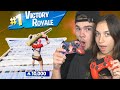 Playing arena with my GIRLFRIEND on Fortnite...