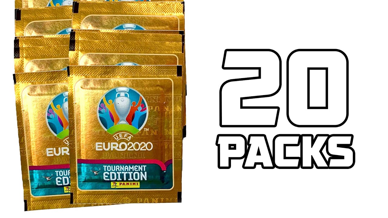 ⚽️Panini EURO EM 2020 Tournament Edition Display Box 100 Tüten Packs OVP/sealed