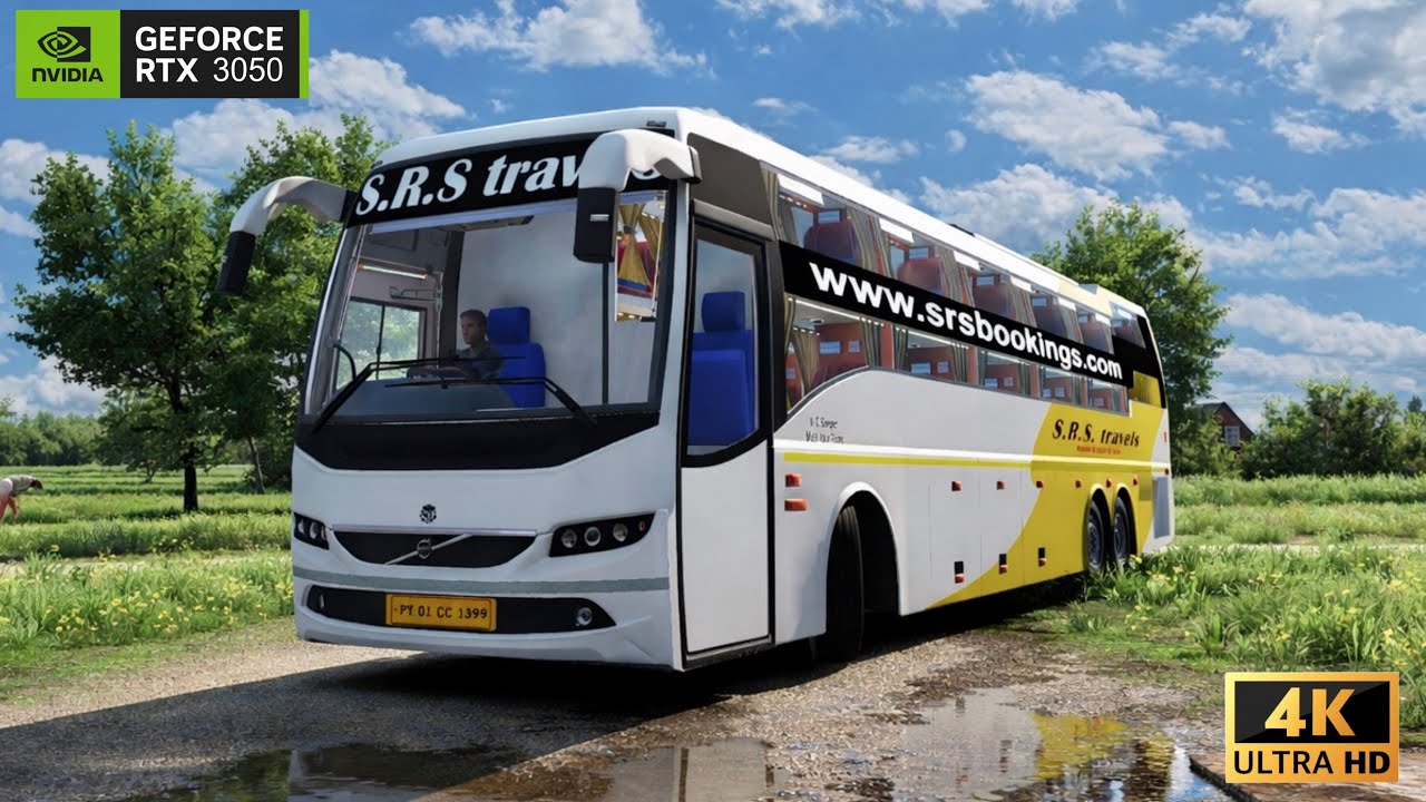 ETS2 | INDIAN VOLVO B9R BUS | RTX 3050 | 4K GAMEPLAY