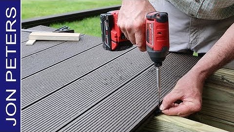 5 Quick Tips for Installing Composite Decking by Jon Peters
