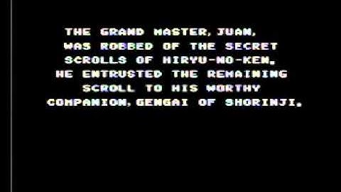 Flying Dragon: The Secret Scroll Intro