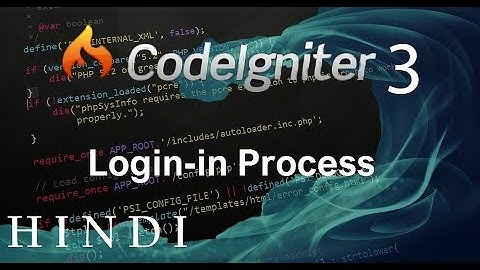CodeIgniter 3 Tutorial 29 Login in Process (हिन्दी)
