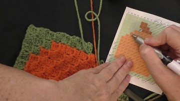 C2C Fall Graph-along Square #1 Part 4 (Right-handed)