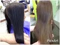Смывка черной краски с волос Декапирование - безопасное осветление черного  How to remove hair color