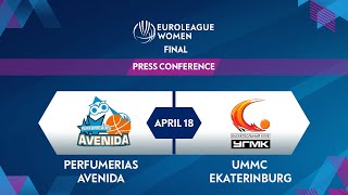 Press Conference - FINAL: Perfumerias Avenida v UMMC Ekaterinburg | EuroLeague Women 2020