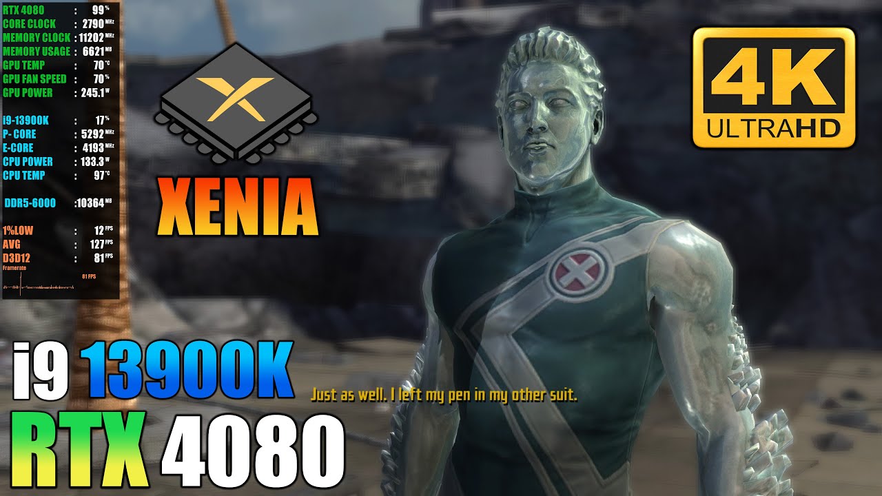 XMen Destiny PC Gameplay Xenia Canary 2023 Xbox 360 Emulator