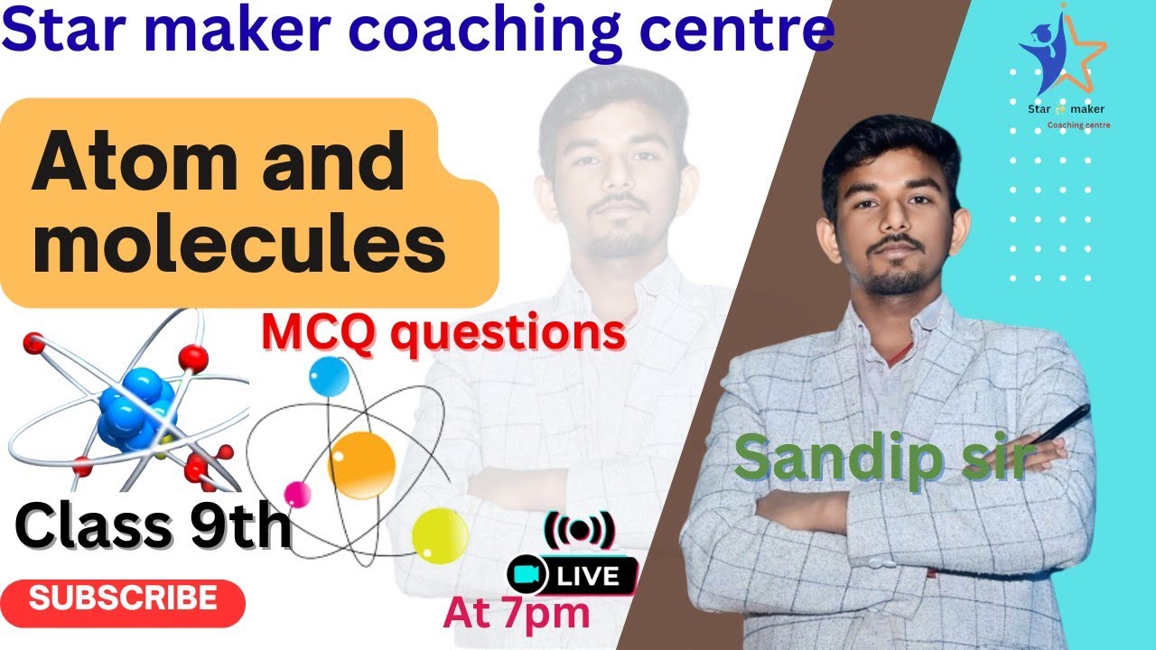 Class 9 Science LIVE | Atoms & Molecules | Objective Questions Practice | CBSE