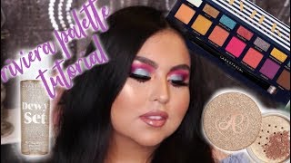 ANASTASIA RIVIERA PALETTE BRIGHT MAKEUP TUTORIAL