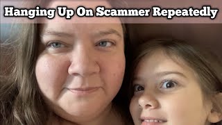 Fake Old Lady Hangs Up on Scammer Repeatedly