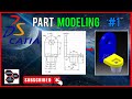 Catia V5 Part design | Part modelling Exercise | Catia V5 tutorial for beginners | Catia V5 ||.