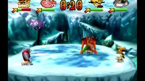 Crash Bash - Warp Room 4: Forest - 57) Manic Panic Lv. 2