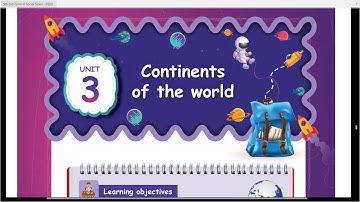CONTINENTS OF THE WORLD - PART-2 - TERM-2 - UNIT-3 - SOCIAL SCIENCE - 5TH STD - ENGLISH  MEDIUM