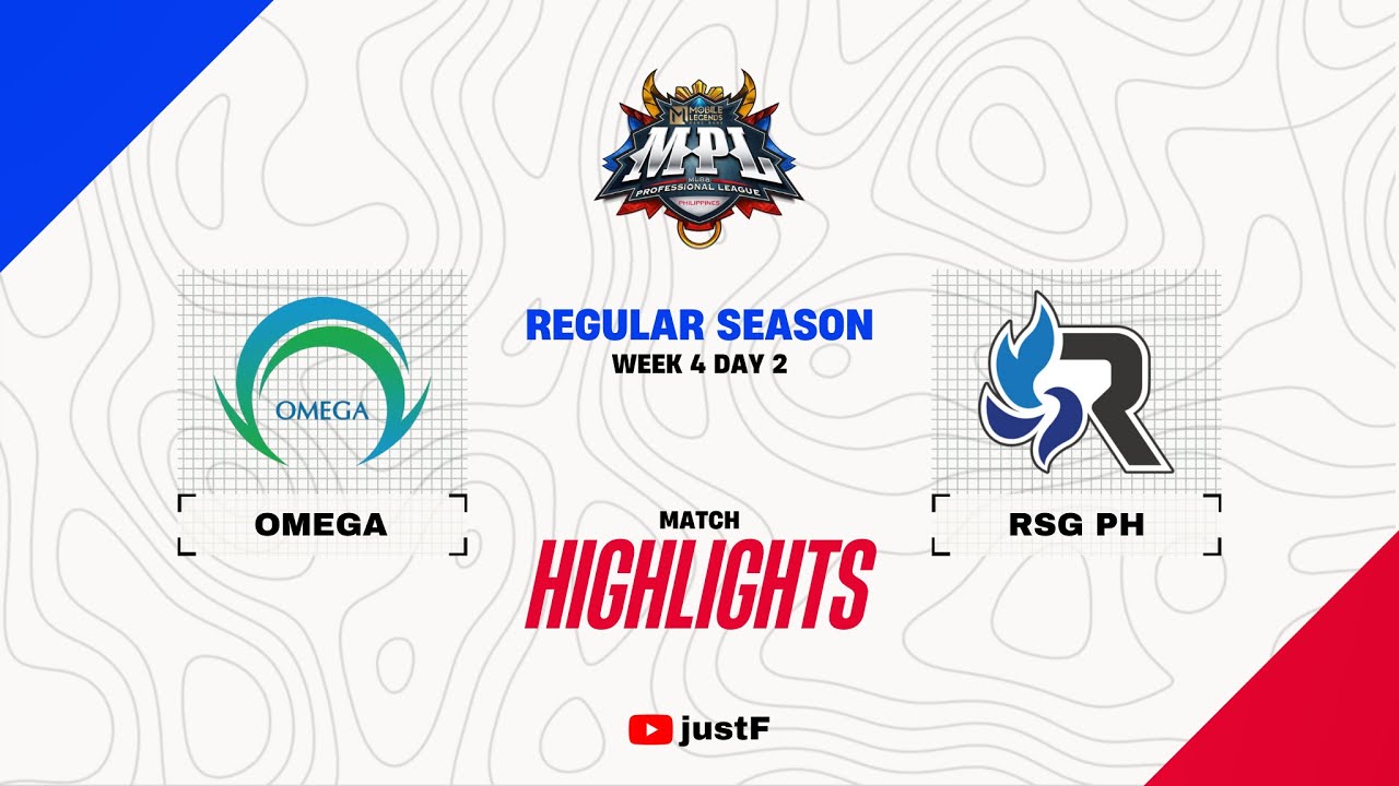 SMART OMEGA vs RSG PH HIGHLIGHTS | MPL PH SEASON 13 WEEK 4 OMEGA vs RSG ...