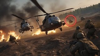 Ukraine helicopters engaged with troops in Russian | Russia vs Ukraine War Simulation  ARMA 3