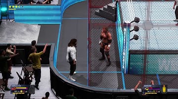 WWE 2K20 Cell GLITCH HHH vs. Mankind
