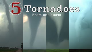 Five Spooky Tornadoes from One Storm