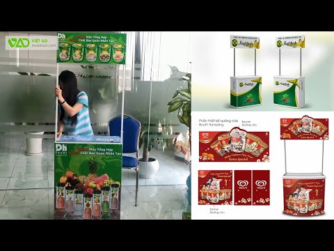 Video Hướng dẫn lắp ráp Booth Sampling đơn giản | VIỆT AD - youtube