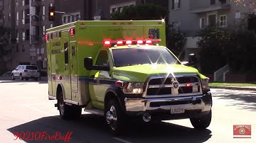 LAFD Rescue 51 Transporting Code 3