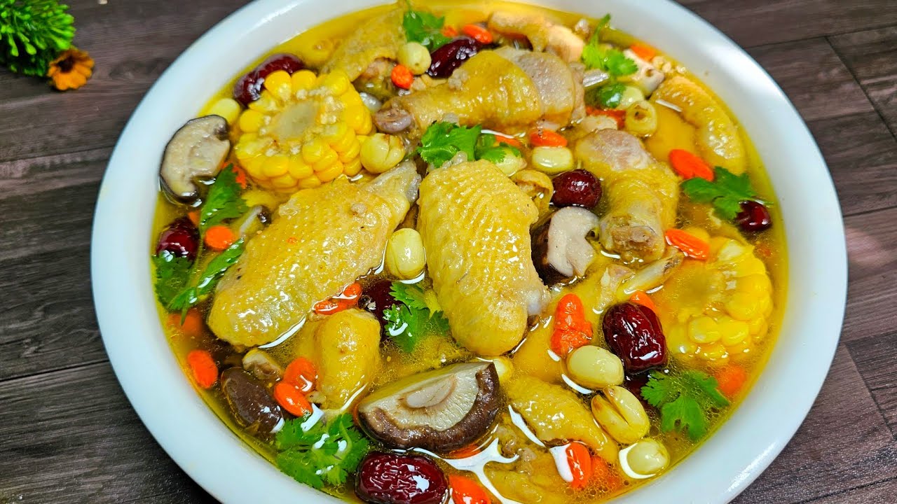 Cách làm GÀ NẤU TÁO ĐỎ KỶ TỬ  HẠT SEN mềm ngon bổ dưỡng cho cả nhà  - món ngon ngày tết