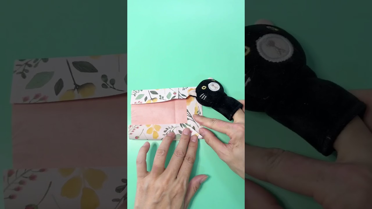 【折り紙1枚】のり不要! 簡単な封筒の作り方