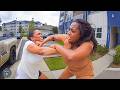 Psycho Woman Meets Karma After Attacking Pharmacy Employee | Karens Getting Arrested By Police