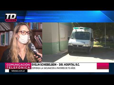 EVELIN SCHIEBELBEIN   DIR  HOSPITAL   COMIENZA LA VACUNACION A MAYORES DE 70 AÑOS 23 02 21