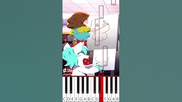 Drawing with Miss Delight and CraftyCorn (@fash) Poppy Playtime 3 Animation - Octave Piano Tutorial